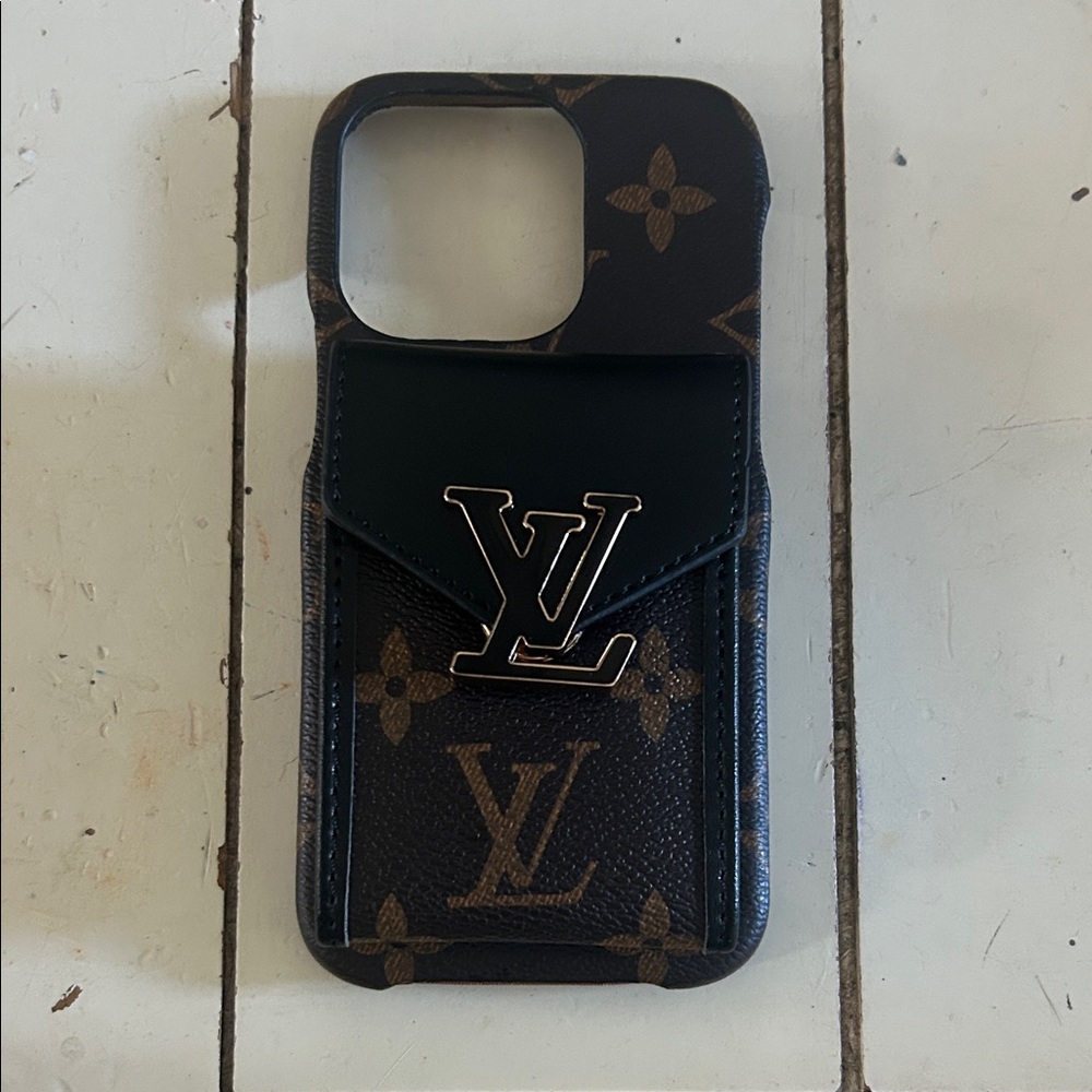 Louis Vuitton Monogram Black and Brown Phone Case